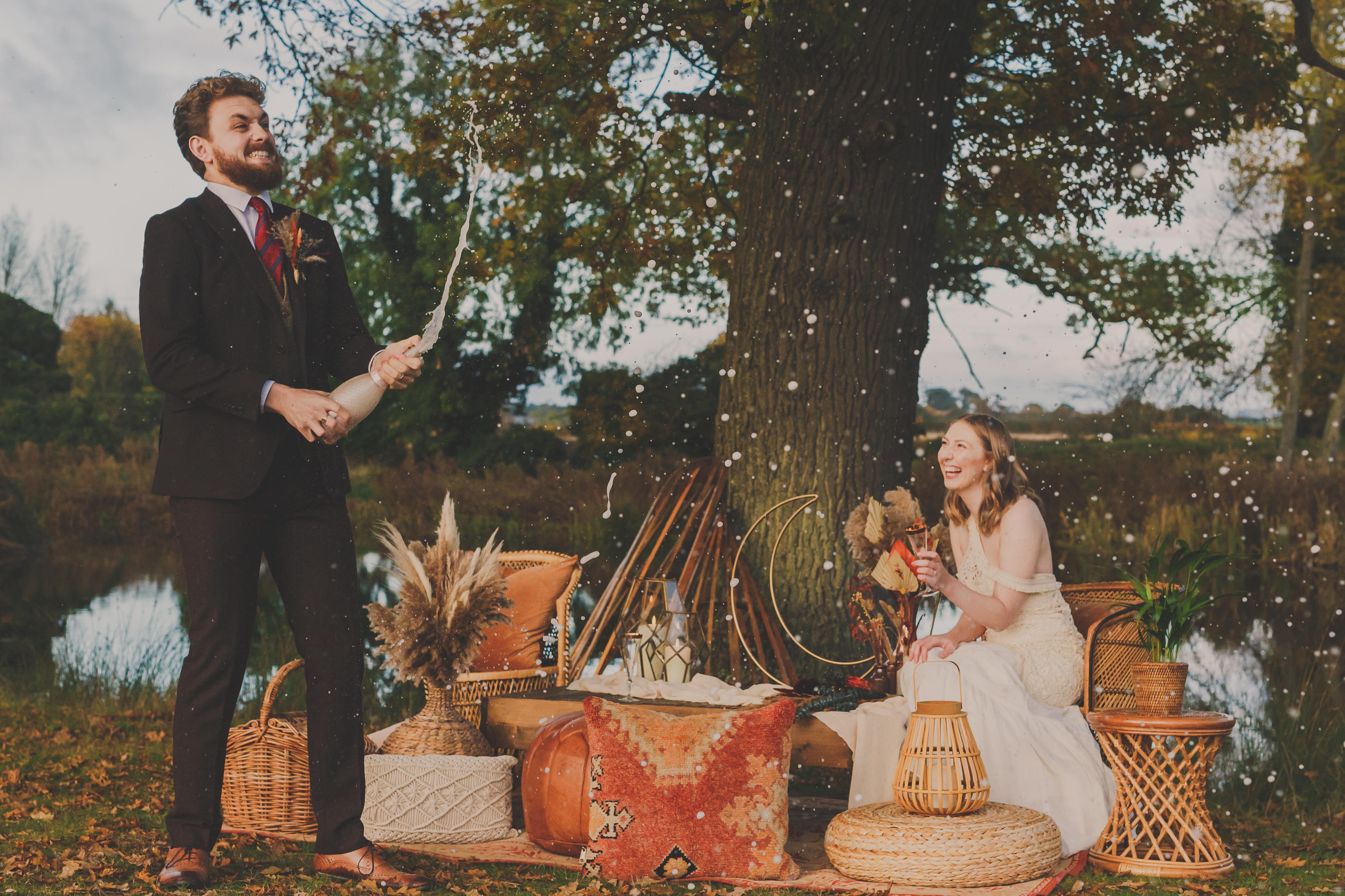 Norfolk Wedding suppliers by neil senior photography image of samphire vintage props at high house gardens weddings in norfolk